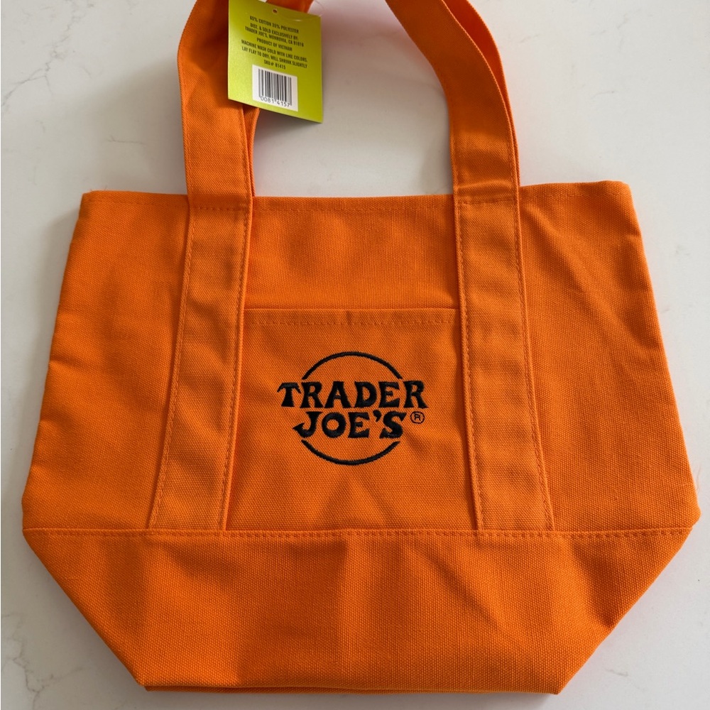 Trader Joe's Orange Tote Bag